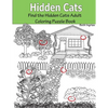 Hidden Cats: Find the Hidden Cats Adult Coloring Puzzle Book - Paperback