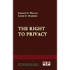 The Right to Privacy - Hardcover