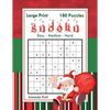 Large Print Sudoku - Christmas Edition - 180 Easy to Hard Puzzles: Large Print Sudoku Book for Adults - Book 1 - Paperback