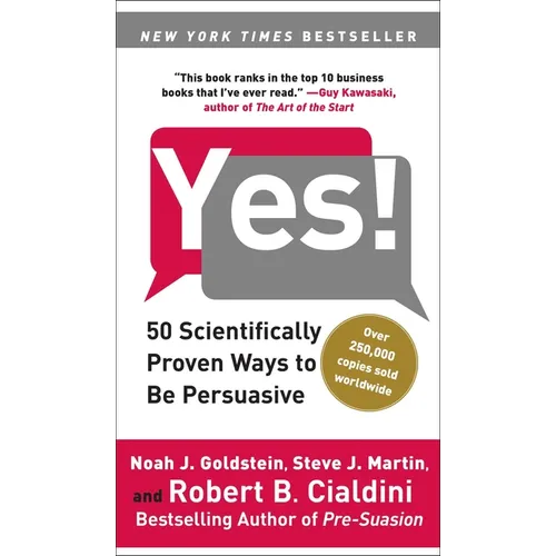 Yes!: 50 Scientifically Proven Ways to Be Persuasive - Paperback