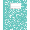 Marble Composition Notebook College Ruled: Turquoise Marble Notebooks, School Supplies, Notebooks for School - Paperback