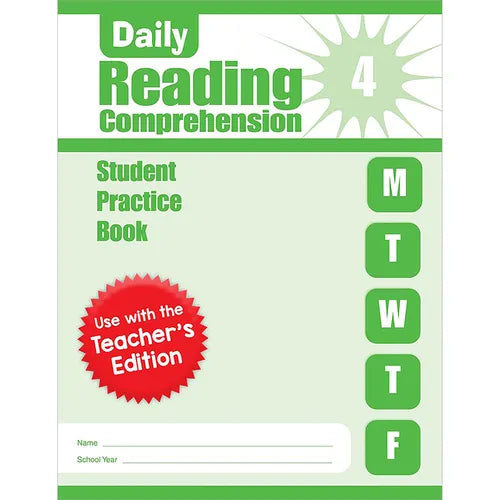Daily Reading Comprehension, Grade 4 Sb - Paperback