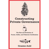 Constructing Private Governance: The Rise and Evolution of Forest, Coffee, and Fisheries Certification - Paperback