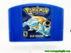 Pokemon Blue Version Nintendo 64 Game Cart