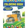 Construction Vehicles Coloring Book For Kids: Fun Activity Books for Boys Girls Toddlers ages 2-4 4-8 with Trucks Diggers Tractors Cranes - Paperback