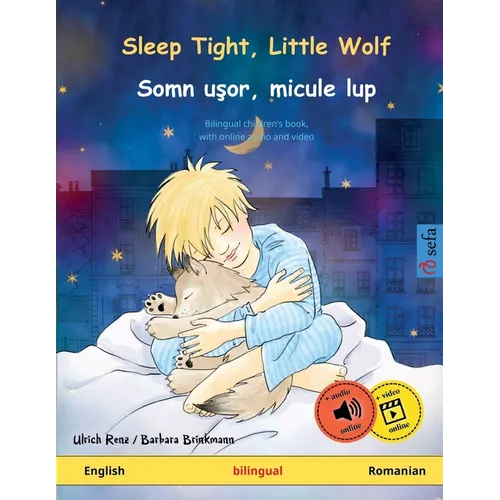 Sleep Tight, Little Wolf - Somn uşor, micule lup (English - Romanian) - Paperback