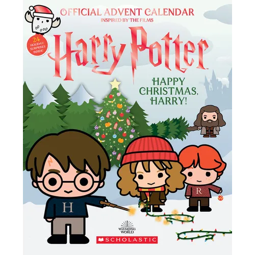 Happy Christmas, Harry: Official Harry Potter Advent Calendar - Hardcover