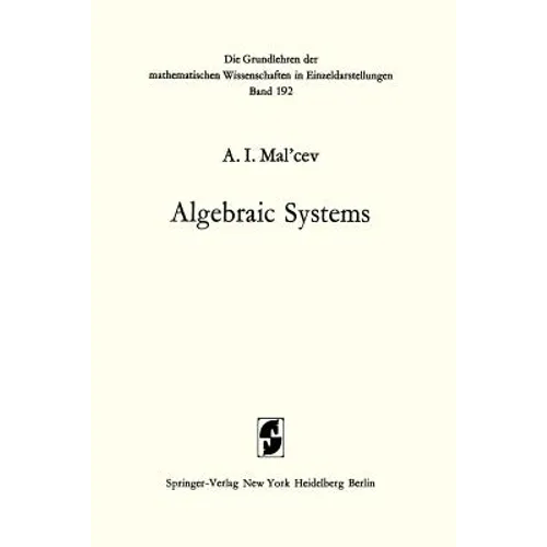 Algebraic Systems - Paperback
