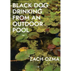 Black Dog Drinking from an Outdoor Pool - Paperback
