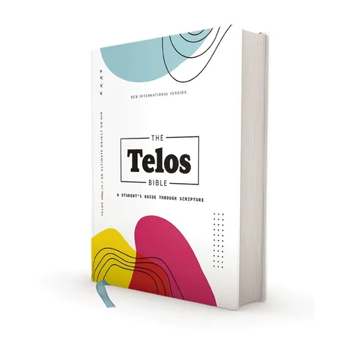 Niv, the Telos Bible, Hardcover, Comfort Print: A Student's Guide Through Scripture - Hardcover