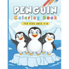Penguin Coloring Book: Funny Penguin Colouring Kids Teens Lover Animal 28 Pages - Paperback