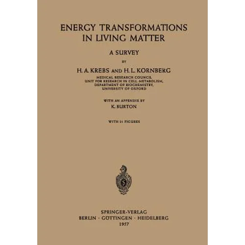 Energy Transformations in Living Matter: A Survey - Paperback
