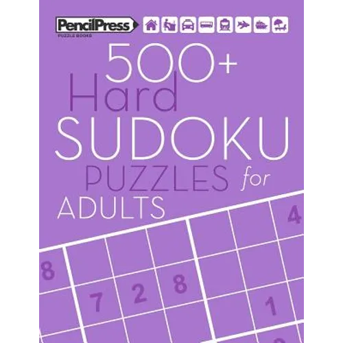 500+ Hard Sudoku Puzzles for Adults: Sudoku Puzzle Books Hard (with answers) - Paperback
