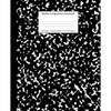 Marble Composition Notebook College Ruled: Black Marble Notebooks, School Supplies, Notebooks for School - Paperback
