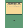 Directories for the City of Charleston, South Carolina for the Years 1849, 1852, and 1855 - Paperback