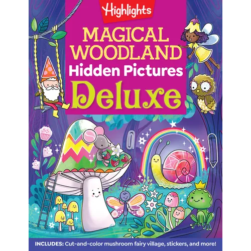 Magical Woodland Hidden Pictures Deluxe: 96 Pages of Magical Recipes, Crafts, Forest Puzzles and Stickers, Search for Mushrooms, Gnomes, Woodland Anim - Paperback