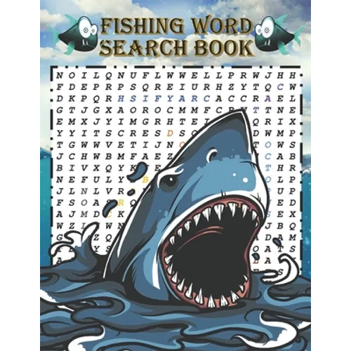 Fishing Word Search Book: Word search books for adults (( A beautiful gift for hunters and lovers of fishing )) - Paperback
