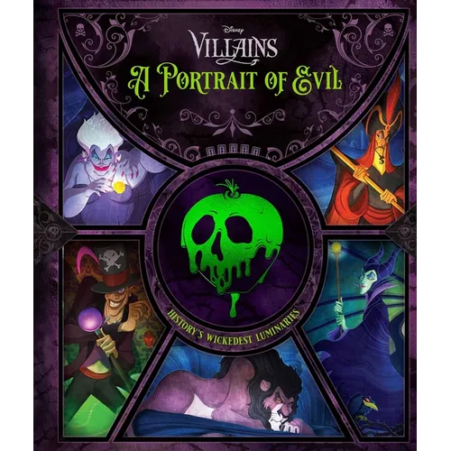 Disney Villains: A Portrait of Evil: History's Wickedest Luminaries (Books about Disney Villains) - Hardcover