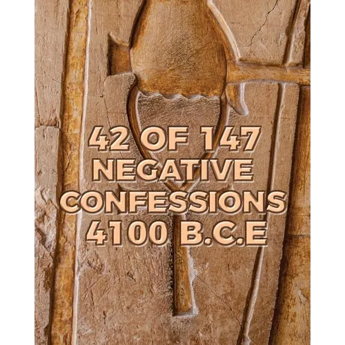42 of 147 Negative Confessions 4100 B.C.E - Paperback
