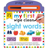 Sight Words (My First Wipe Clean) - Board Book
