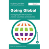 Going Global: Managing the HR Function Across Countries and Cultures - Paperback