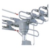 Supersonic 360-Degree HDTV Digital Amplified Motorized Antenna with Remote Control, Supports 2 TV Sets