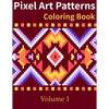 Pixel Art Patterns Coloring Book - Paperback