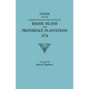 Census of the Inhabitants of the Colony of Rhode Island and Providence Plantations, 1774 - Paperback