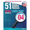 Sam's Extra Large-Print Word Search Games - 51 Word Search Puzzles, Volume 4: Brain-stimulating puzzle activities for many hours of entertainment - Paperback