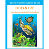 Ocean Life Color By Number Adult Coloring Book - Paperback