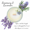 Rosemary & Lavender | Essential Oil | 3 oz Jar Candle