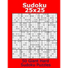 Sudoku 25x25 50 Giant Hard Sudoku Puzzles - Paperback