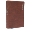 The Text Bible: Uncover the Message Between God, Humanity, and You (Net, Brown Leathersoft, Comfort Print) - Imitation Leather