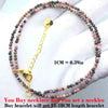 Fashion Faceted 2mm Beads Necklace | Mini Natural Stone Amethyst Quartz Agate Choker