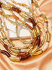 3 pieces/set Bohemian Acrylic Bamboo Beads Choker Necklace Set for Women Chunky Tube Necklaces 2024 Accessories Jewelry
