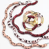 3 pieces/set Bohemian Acrylic Bamboo Beads Choker Necklace Set for Women Chunky Tube Necklaces 2024 Accessories Jewelry