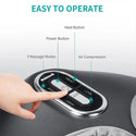 Nekteck Foot Massager Heating Therapy Air Compression Shiatsu Knead Roller Muscle Relaxation Electric Foot Massage Machine
