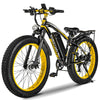 1500W Electric Bike 48V 15Ah Battery 26" 4.0 Fat Tire Ebike 34MPH High Speed Mountain Bicycle Off-Road Snow Bike for Adults
