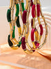 3 pieces/set Bohemian Acrylic Bamboo Beads Choker Necklace Set for Women Chunky Tube Necklaces 2024 Accessories Jewelry