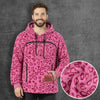 Ladies Winter Hooded Lamb Velvet Zipper Kangaroo Pocket Cat Dog Mommy Outwear Sweatshirt Comfortable Street Style Trendy Fashion