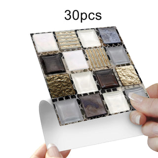 Buy 34-30pcs Mosaic Tile Wall Sticker
