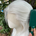 White Synthetic Lace Front Wigs