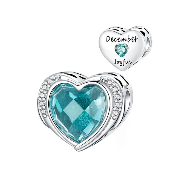 Birthstone Eternity Charms Jewelry Gift