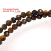 Fashion Faceted 2mm Beads Necklace | Mini Natural Stone Amethyst Quartz Agate Choker