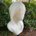 White Synthetic Lace Front Wigs