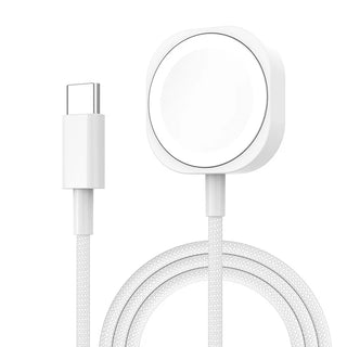 Buy white-type-c Magnetic Wireless Fast Charger for Apple Watch Series