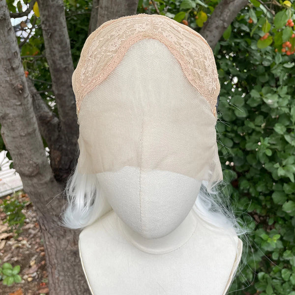 White Synthetic Lace Front Wigs