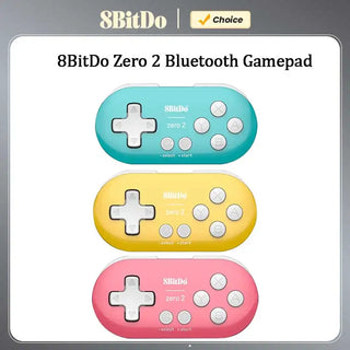 8BitDo Zero 2 Bluetooth Gamepad Mini Controller Compatible