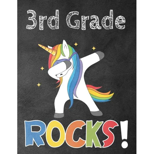 3rd Grade Rocks!: Funny Back To School notebook, Gift For Girls and Boys,109 College Ruled Line Paper, Cute School Notebook, School Composition Notebo - Paperback