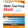 SBAC Test Prep: 5th Grade Math Common Core Practice Book and Full-length Online Assessments: Smarter Balanced Study Guide With Performance Task (PT) a - Paperback